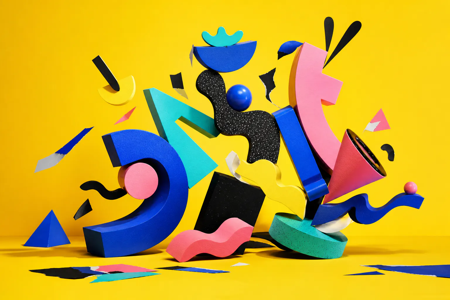 Generated abstract artwork for Punny Side of Life